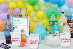 Aisosiks Galentines Squad Cups stackable design for storage