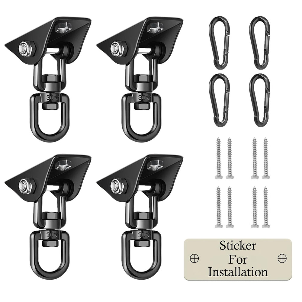 Aisto heavy-duty swing hanger for wood-set assembly with durable stainless steel for outdoor use