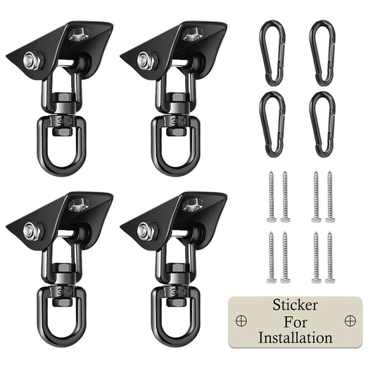 Aisto heavy-duty swing hanger for wood-set assembly with durable stainless steel for outdoor use