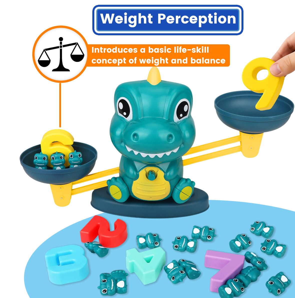 Aitbay colorful dinosaur cards and shapes spark curiosity during lessons