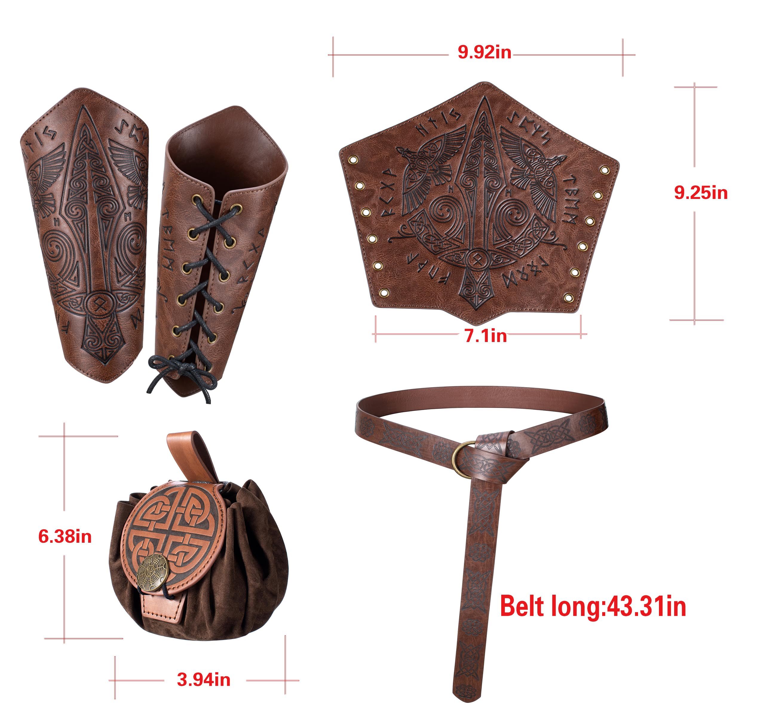 AITIPOO kids arm bracers completing the historic look