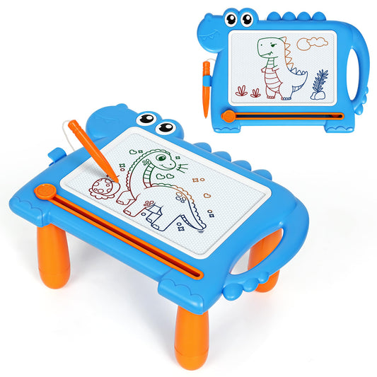 AiTuiTui dinosaur doodle board with detachable legs for stable play during travel