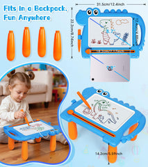 AiTuiTui color zones blue yellow purple green for early learning