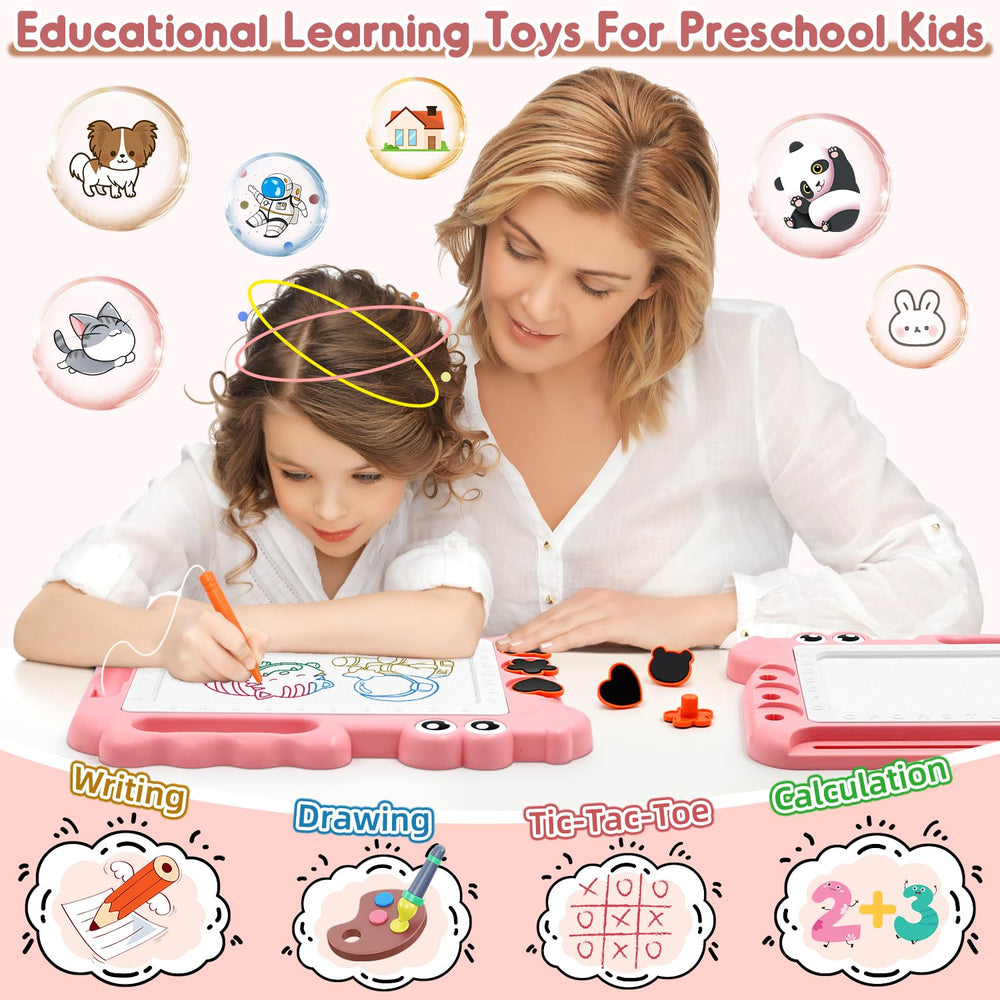 AiTuiTui board with color zones supports color recognition and fine motor skills.