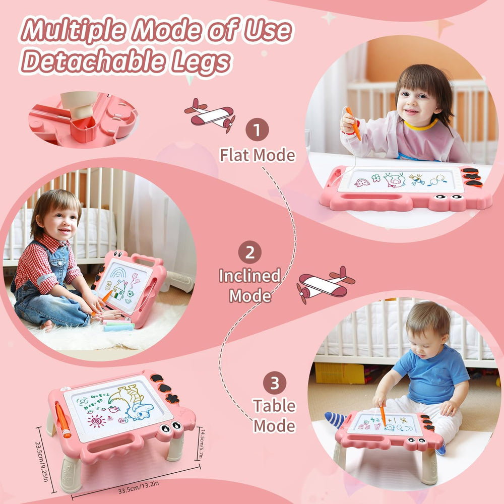 AiTuiTui board features color zones to boost color recognition and playful art sessions