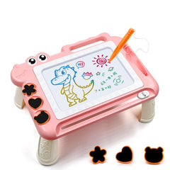 AiTuiTui magnetic drawing board with legs enables stable upright play for focused creativity