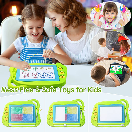 AiTuiTui mini travel doodle board stampers set inspires imaginative sketches.