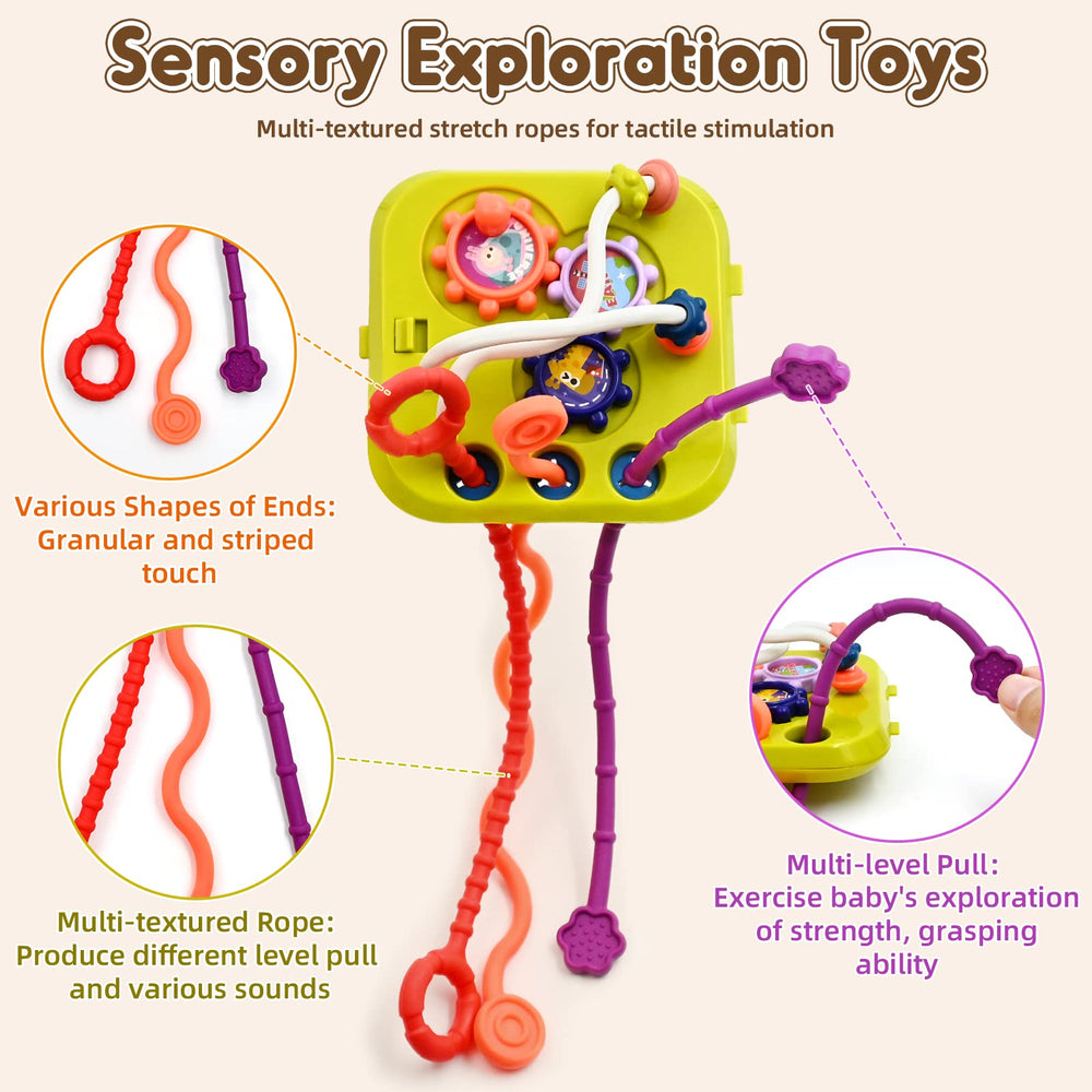 AiTuiTui cube bead maze enhances hand-eye coordination through bead routing.