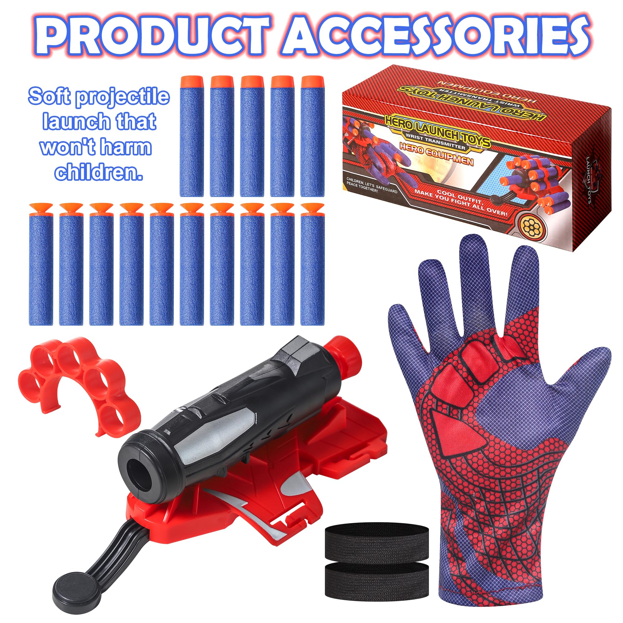 AIUAZA glove and launcher set enabling imaginative storytelling