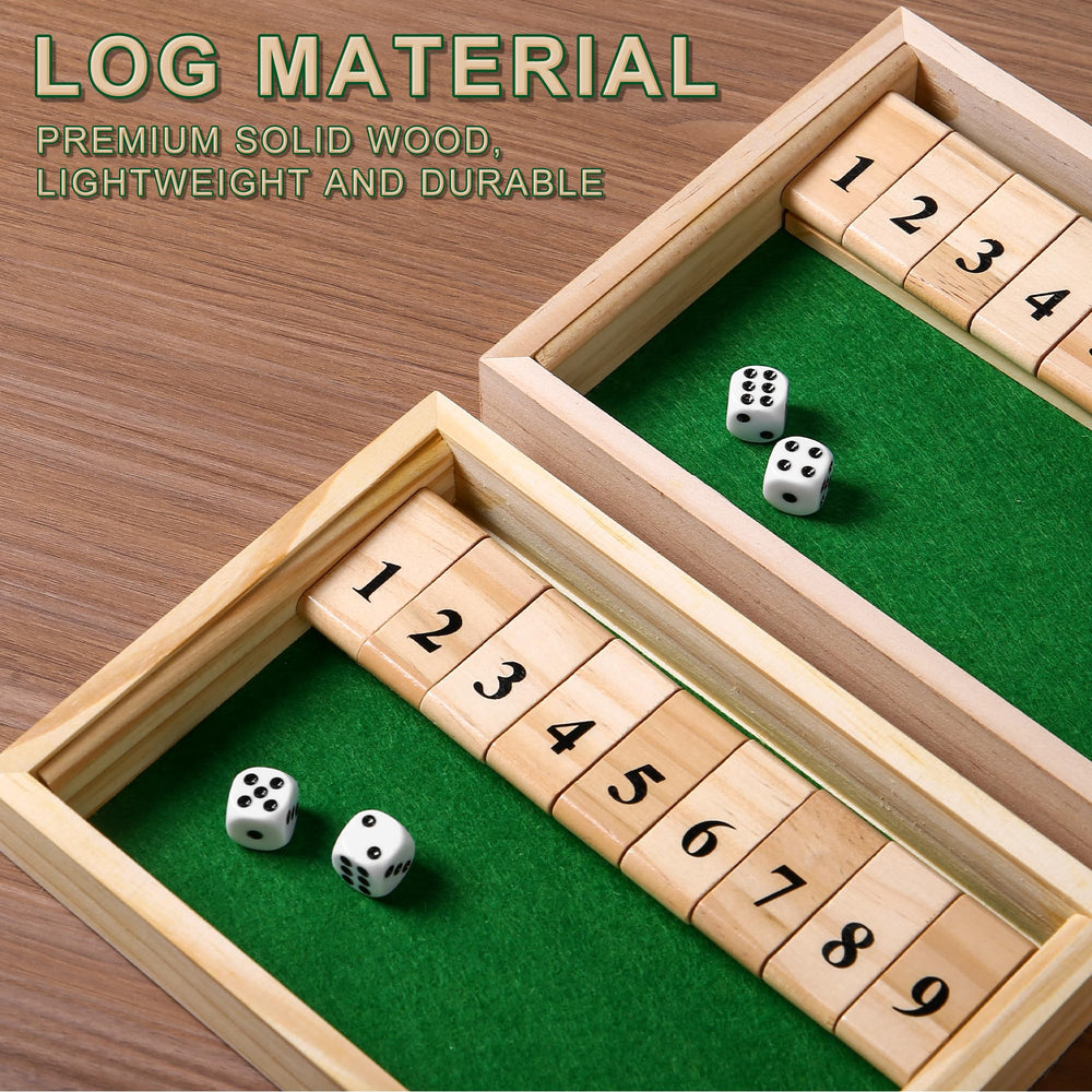 AIUAZA Shut The Box compact size ideal for travel.
