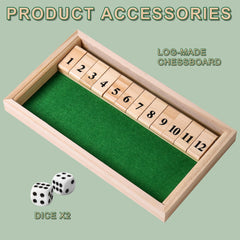 AIUAZA Shut The Box travel case for easy carrying.
