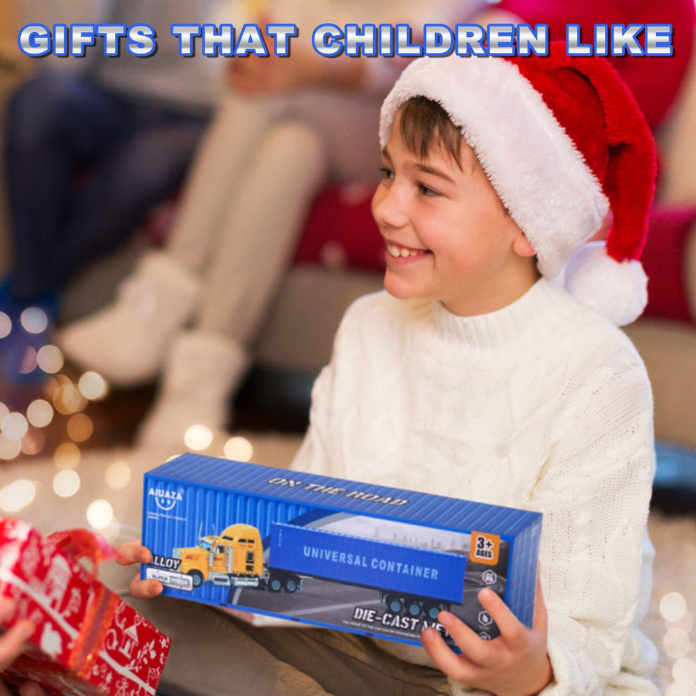 AIUAZA trailer toy set invites imaginative play for boys.