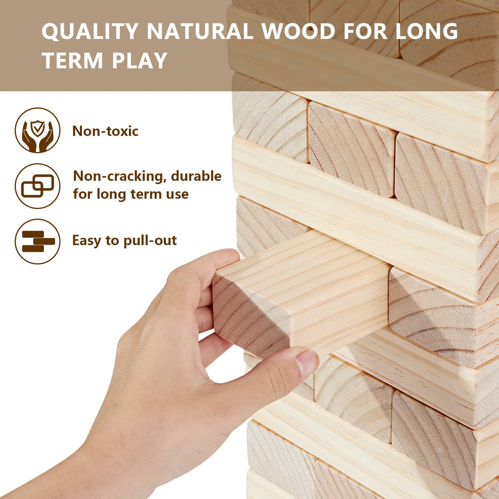 Close-up of Aivalas giant timber blocks showing natural pine quality.
