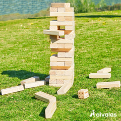 Aivalas blocks endure outdoor use for durable family fun.