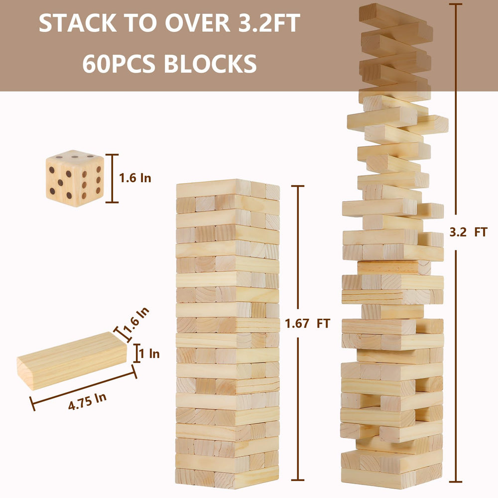 Aivalas Tumble Tower dice adds variety for backyard challenges