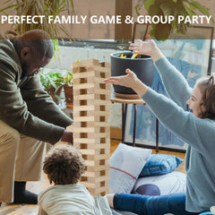 Aivalas Tumble Tower pinewood blocks offer durable safe play