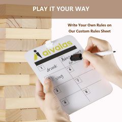Aivalas Tumble Tower assembled height demonstrates its growing challenge