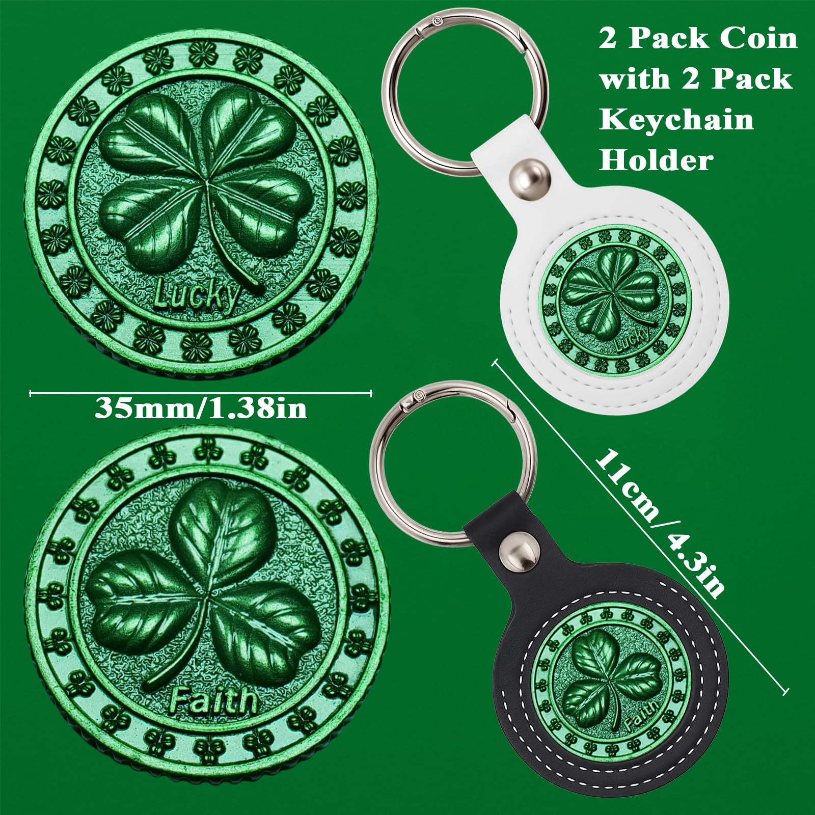 aiviwiai leather holder keeps your lucky coin secure and close at hand