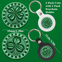 aiviwiai leather holder keeps your lucky coin secure and close at hand