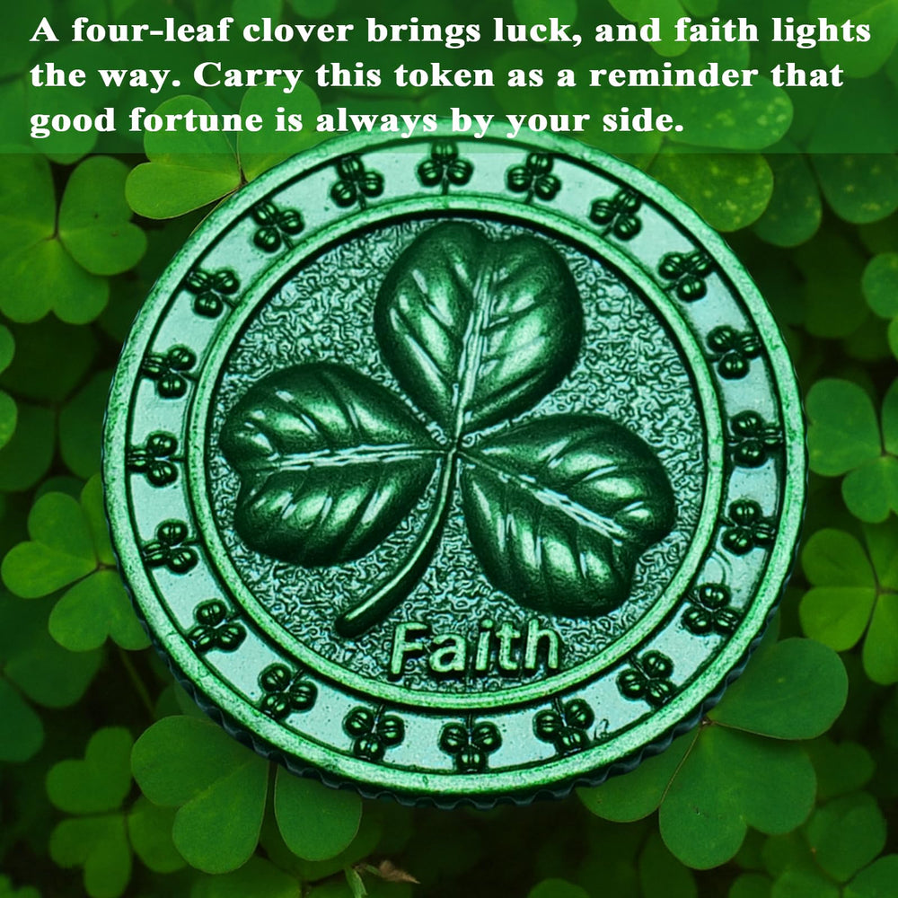 aiviwiai shamrock back design represents faith and new beginnings