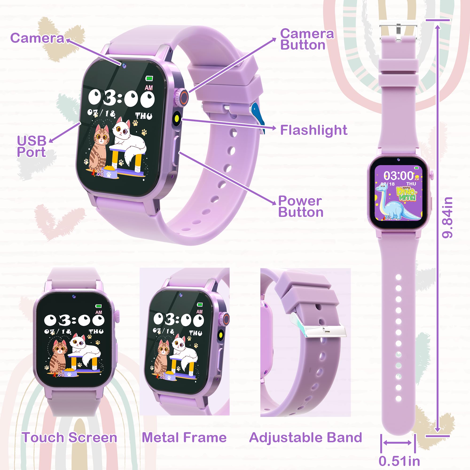 AIWIEP Kids Smart Watch gift packaging ready-to-go gift option