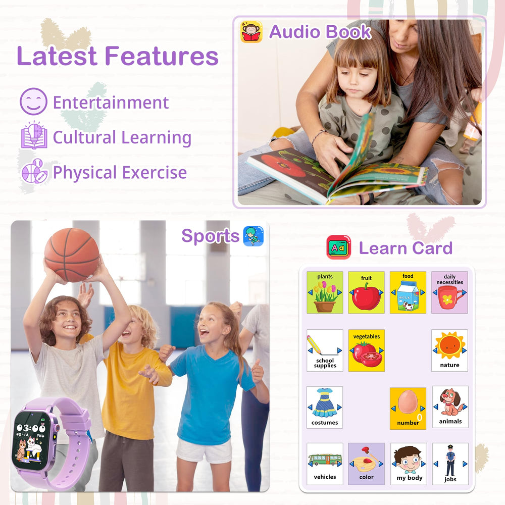 AIWIEP Kids Smart Watch pedometer display tracking steps during play