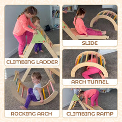 aiwo Pikler triangle anti-slip feet keep stability on any floor