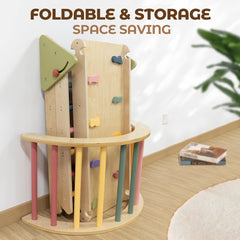 aiwo Pikler triangle foldable design saves space in small rooms