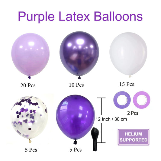 Aiwolf lavender lilac balloons provide soft elegance for celebrations.