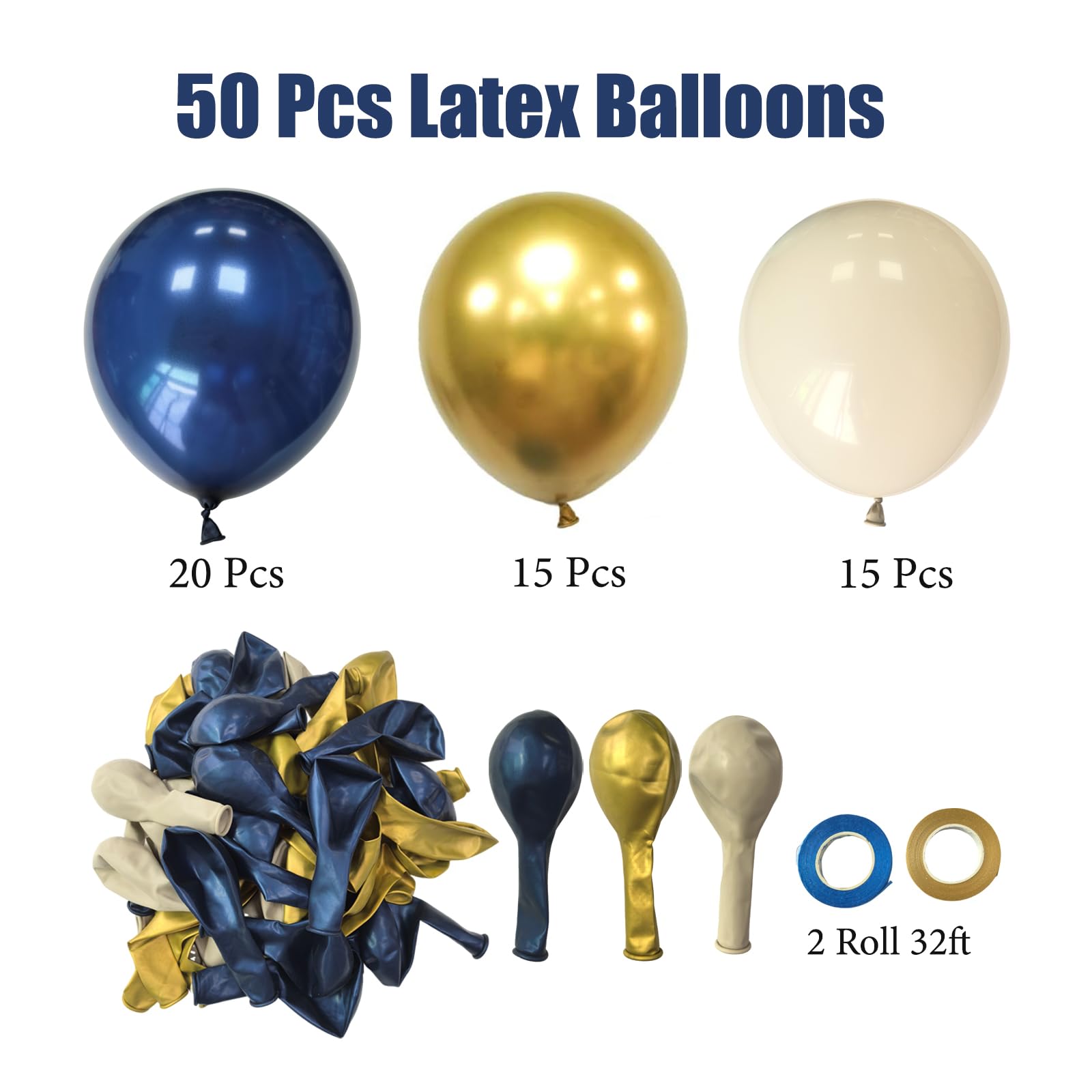 Aiwolf metallic gold balloons add luxe shine to party arrangements