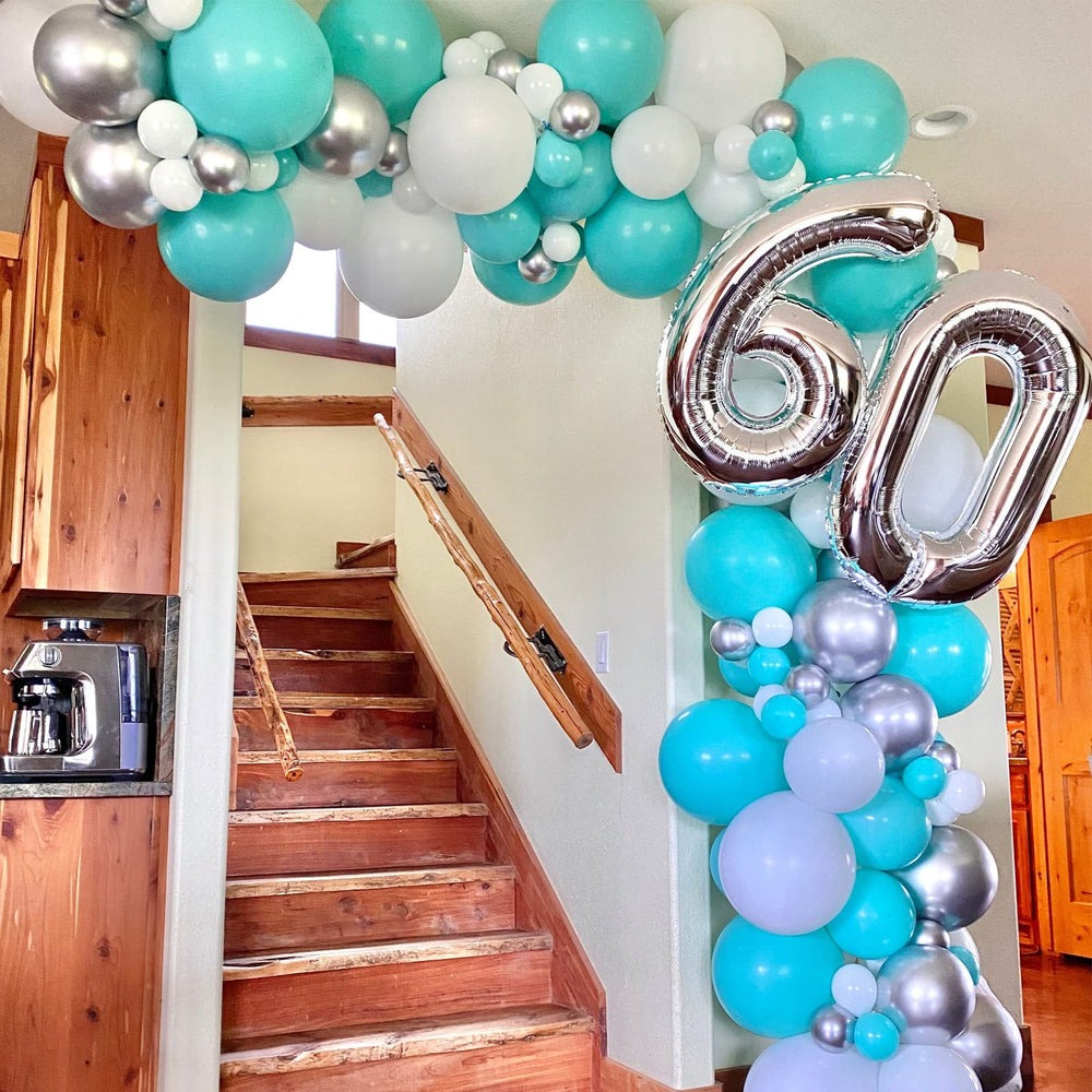 Aiwolf metallic silver balloons add elegant shine to parties and photos