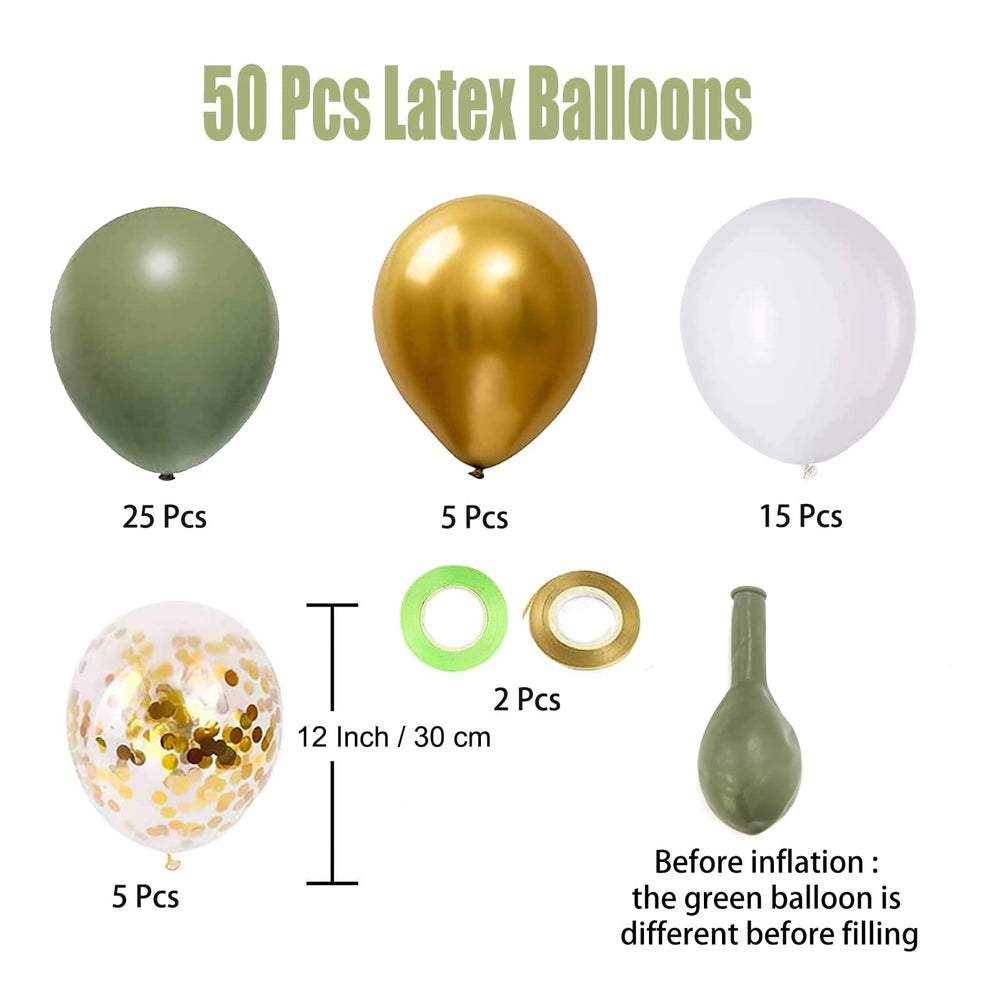 Aiwolf sage green balloon close-up showing depth and matte-sheen finish.