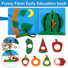 AIXMEET Busy Book animal finger toys invite role-play and hand-eye coordination