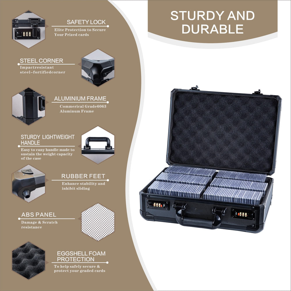 AIYEONE thickened aluminum frame with reinforced corners for protection