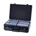 AIYEONE toploaders storage box demonstrating capacity to organize 600+ cards