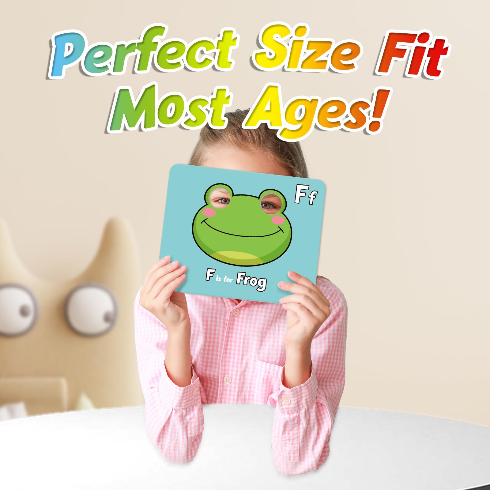Aizweb alphabet animal mask set features 26 masks for creative practice