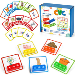 Aizweb CVC pop-it with side buttons for multisensory word building on the go.