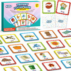 Aizweb CVC Word Match Game: 60-card tiles for memory and early literacy practice.