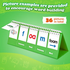 Aizweb CVVC color-coded cards attract attention for spelling activities.