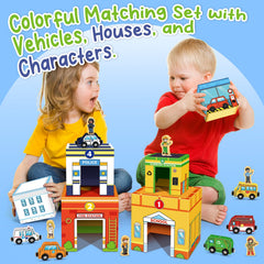 Aizweb fire truck for interactive rescue play