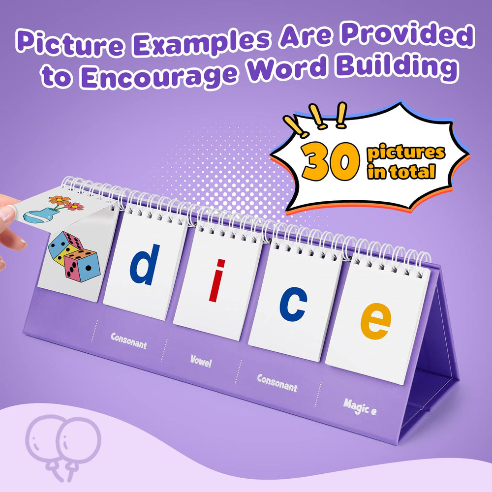 Aizweb foldable phonics chart stands on the desk
