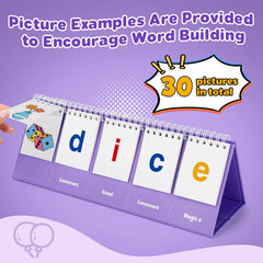 Aizweb foldable phonics chart stands on the desk