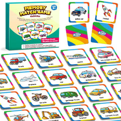 Aizweb Match Game vehicle tiles supporting early memory skills during interactive play
