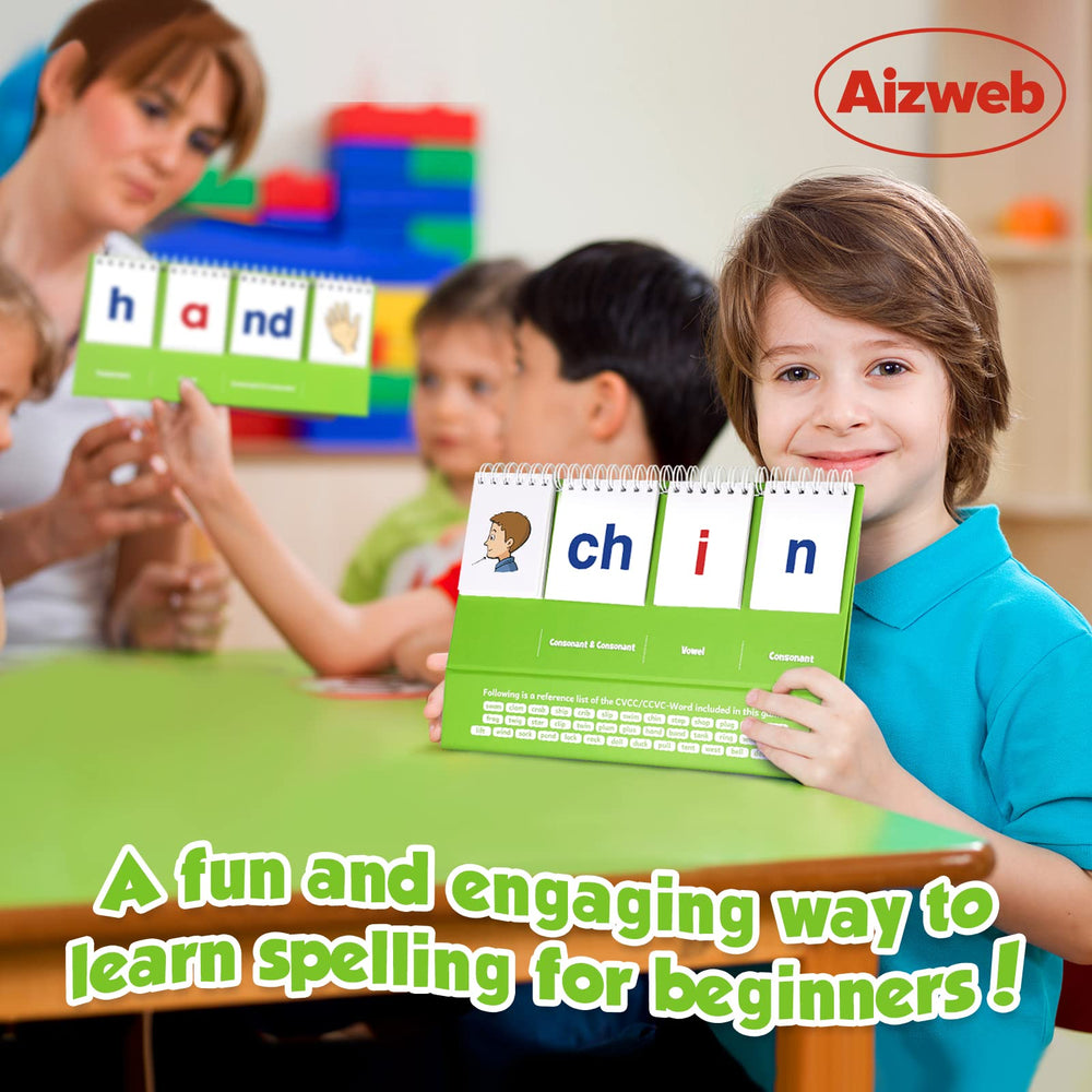 Aizweb word-building cards support engaging phonics games.