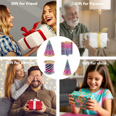 ajitxalr christmas stockings 4pack display adds playful decor and tactile distraction.