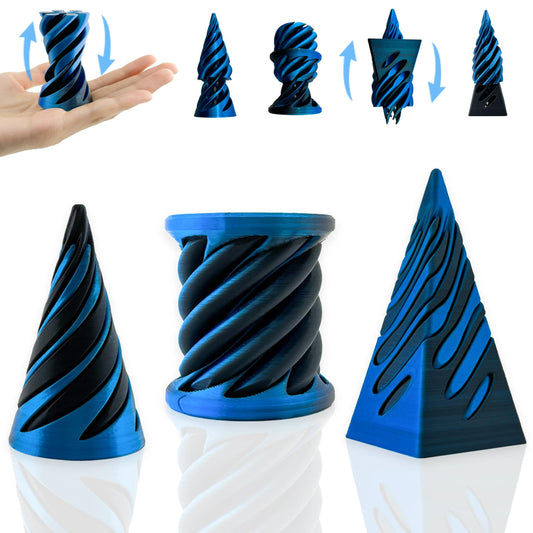 ajitxalr Impossible Cone 3-Pack: tactile spiral cone for focused breaks.