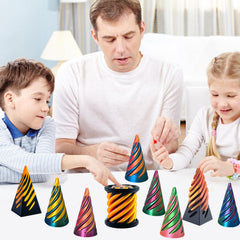 Ajitxalr impossible cone spiral sculpture improves concentration during tasks