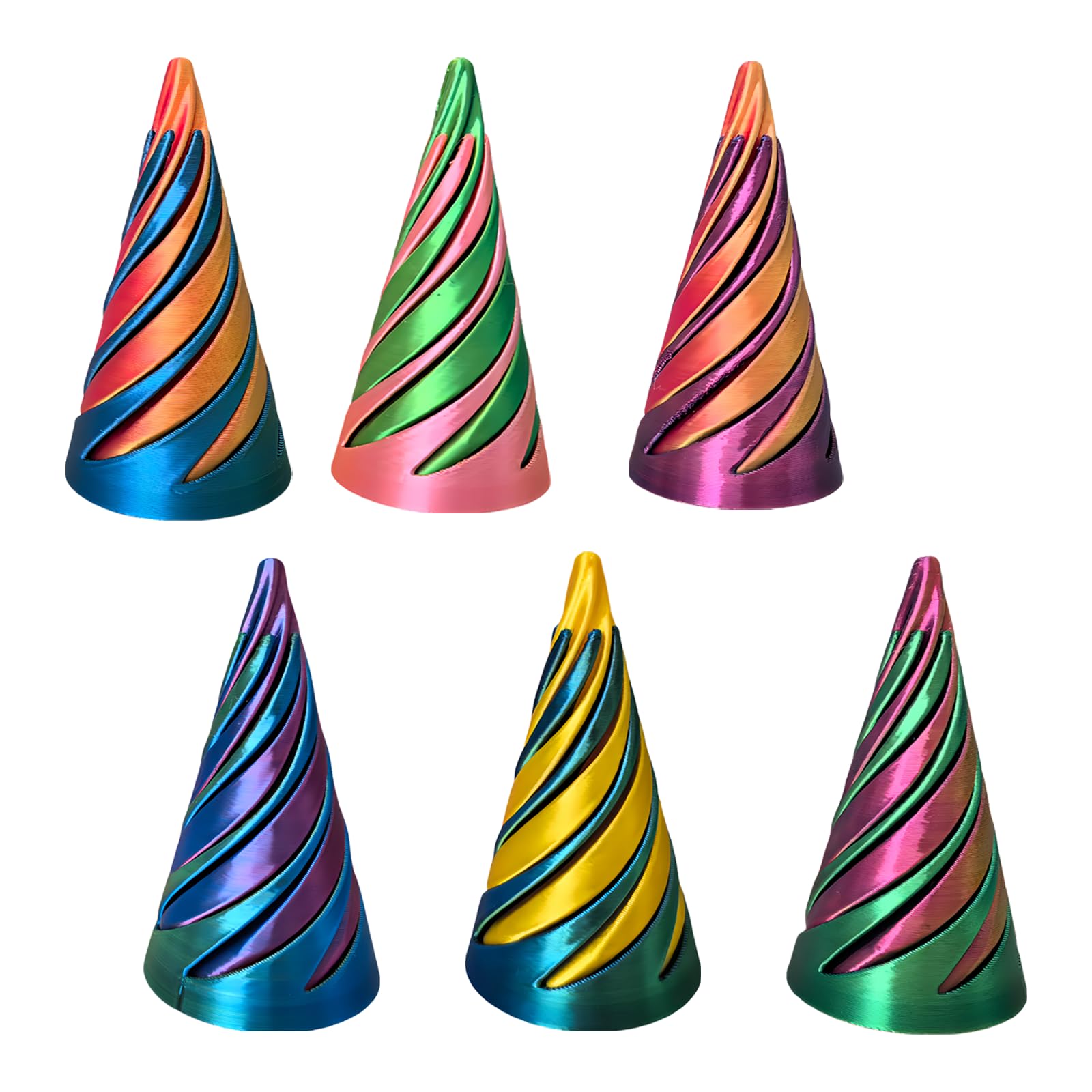 Ajitxalr Impossible Cone spiral toy assembly showcases a captivating twist for calming focus.