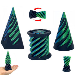 ajitxalr Impossible Cone spiral toy promotes focus and calm during tasks.