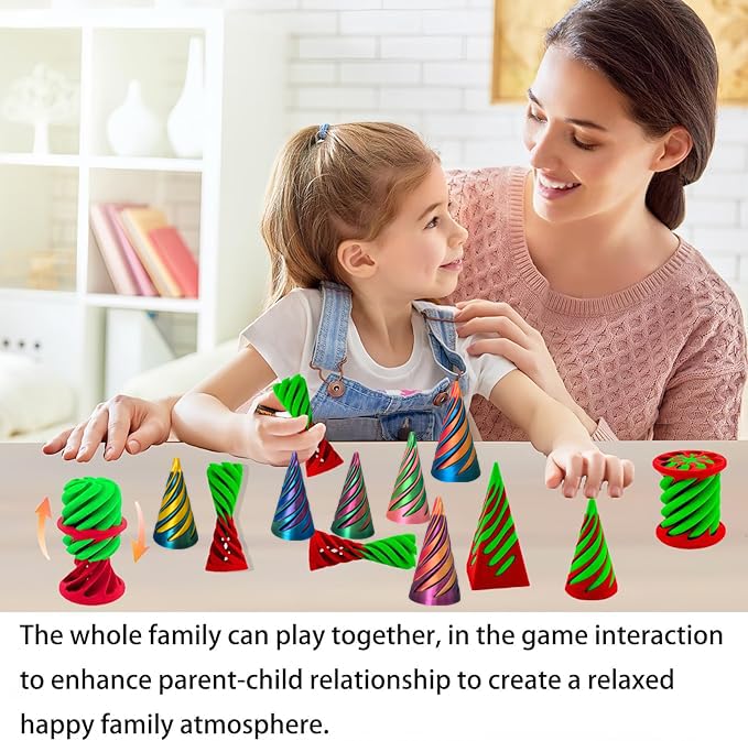 Ajitxalr spiral cone tactile-stress relief supports calm focus in busy moments.